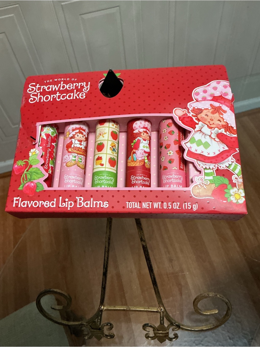 Brand New Strawberry Shortcakes Flavored Lip Balms
